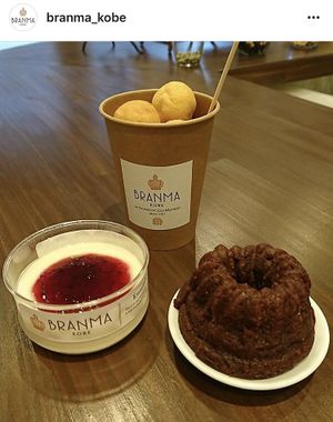Soy pudding and donuts from Branma’s Instagram.  at Branma in Kobe