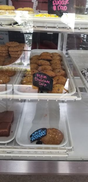 Vegan chocolate chip cookies! at Cookie Tree in Yuba City