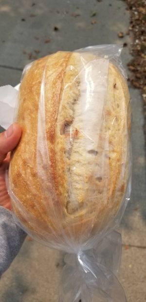 Garlic sourdough at Cookie Tree in Yuba City