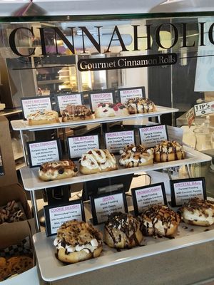 Eyes bigger than stomach. After a few bites, you're done. at Cinnaholic in Jacksonville