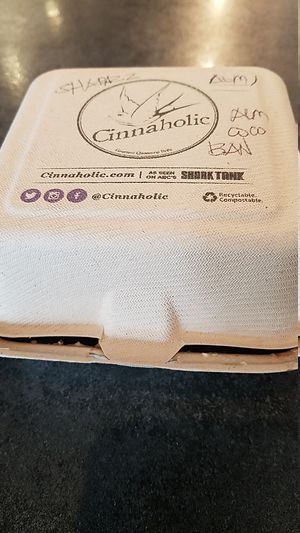 almond, coconut, banana at Cinnaholic in Jacksonville