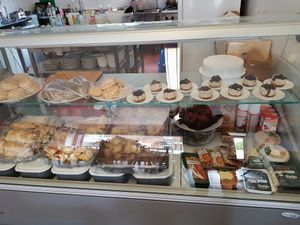 choices for lunch all on view at Good Intentions in Christchurch