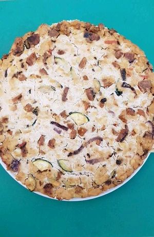 quiche at Good Intentions in Christchurch