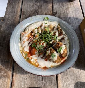   at Hummus Küch' in Frankfurt