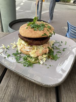   at Hummus Küch' in Frankfurt