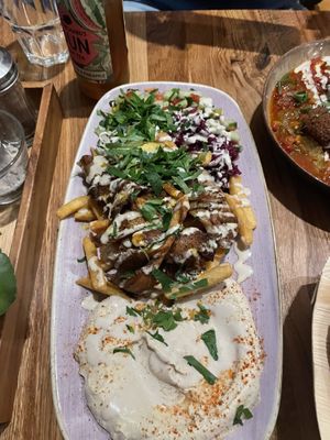 oyster mushrooms  at Hummus Küch' in Frankfurt