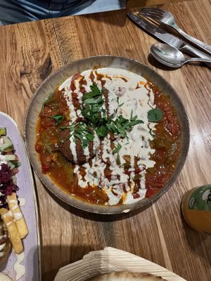 shakshuka  at Hummus Küch' in Frankfurt