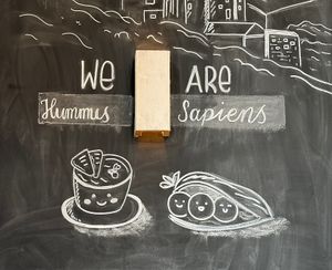   at Hummus Küch' in Frankfurt