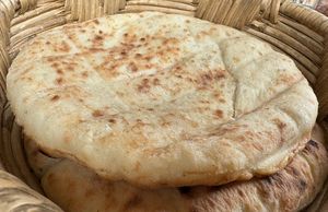 Pita bread   at Hummus Küch' in Frankfurt