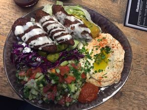 Kebap Teller  at Hummus Küch' in Frankfurt