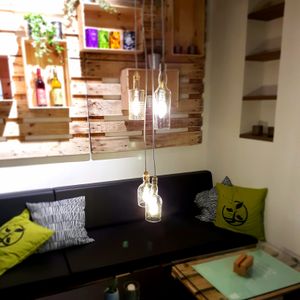 Lounge area at Vabiou's in Hamburg