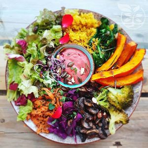 Delicious Pumpkin Bowl at Vabiou's in Hamburg