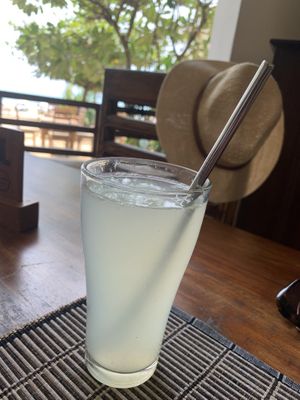 Lime juice. A bit sour  at Beach Restaurant in Arugam Bay