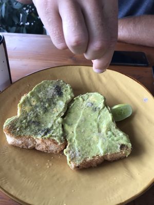 Avocado toast at Beach Restaurant in Arugam Bay