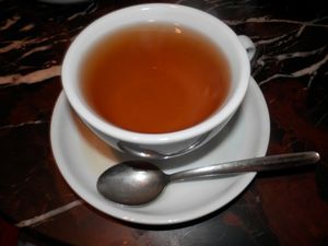 Peppermint tea at Caffe Nero in Ely