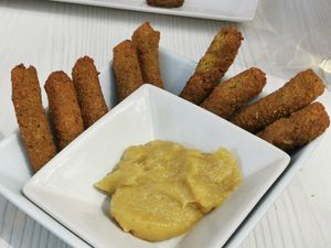 Falafel at La Casa de la Montaña in Jaca