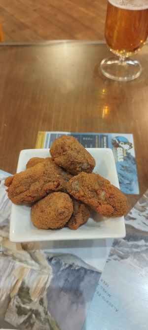 Croquetas de champiñones at La Casa de la Montaña in Jaca