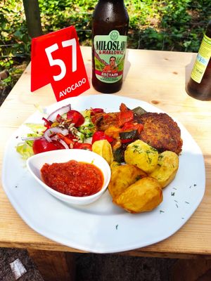 Vegan dish of the day at Avocado in Wolin