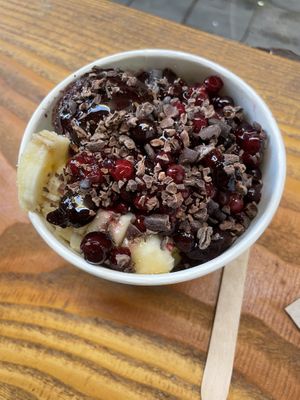 Açai bowl  at FitBar - Gotico in Barcelona