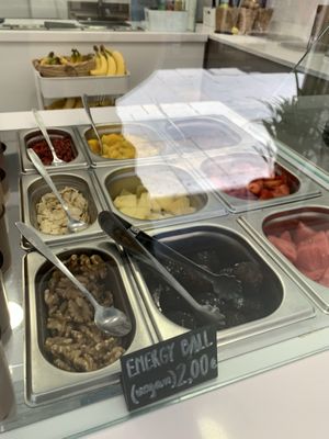 Some toppings at FitBar - Gotico in Barcelona