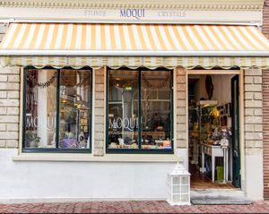 The entrance at Eethuisje Moqui in Nijmegen