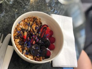 Gluten-Free Granola & Yogurt at Cuppa Cafe in Paris
