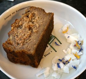 Banana bread (vegan) at Cuppa Cafe in Paris