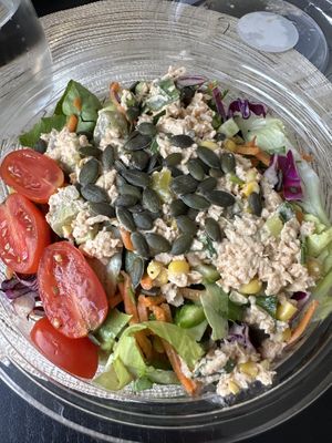 Vuna salad  at Jars and Bowls in Tel Aviv