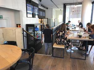 Inside at Jars and Bowls in Tel Aviv