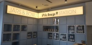 Inside at Jars and Bowls in Tel Aviv