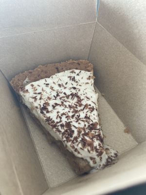 banoffee pie at Vegan Beat in Athens