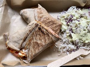 Lahmajoun   at Vegan Beat in Athens