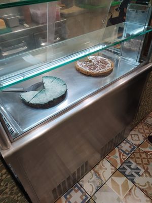 Cake at Vegan Beat in Athens