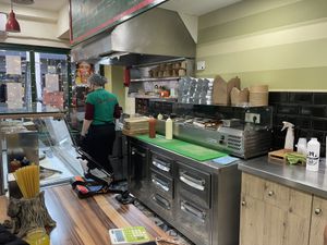 Kitchen   at Vegan Beat in Athens