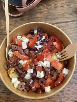 Greek Salad  at Vegan Beat in Athens