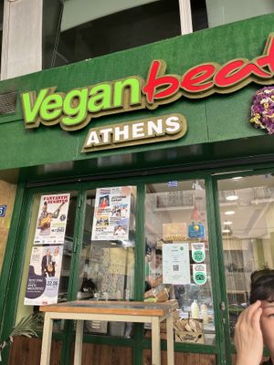 Outside  at Vegan Beat in Athens
