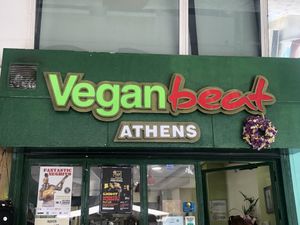 I fell into my food so quickly that I forgot to take a picture!  at Vegan Beat in Athens