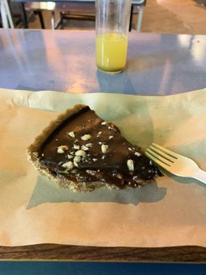 Snickers slice 👊  at Vegan Beat in Athens