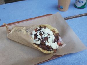 Giros at Vegan Beat in Athens