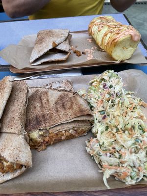 Delicious, tasty food  at Vegan Beat in Athens