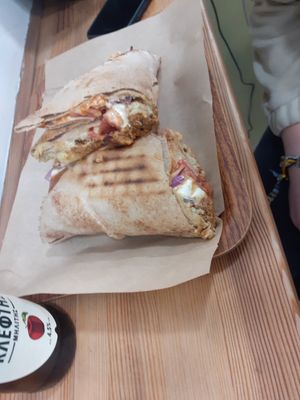 Lahmajo at Vegan Beat in Athens