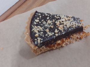 Cake at Vegan Beat in Athens