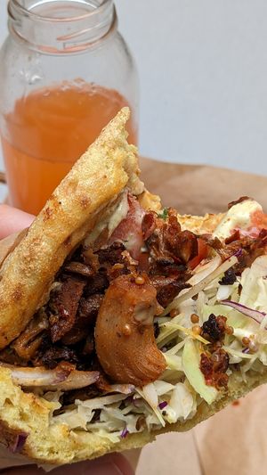 Space gyro at Vegan Beat in Athens