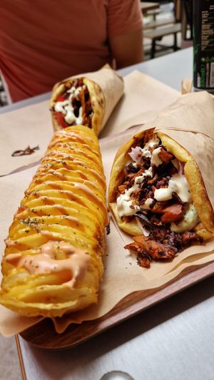 Super delicious!!!!! Nice staff and cheap food ❤️ at Vegan Beat in Athens