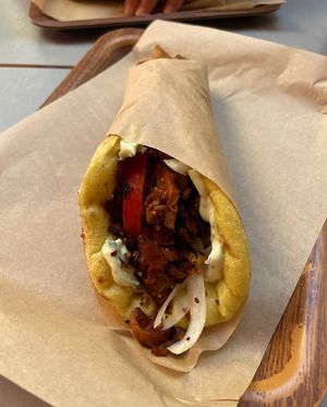 Gyros  at Vegan Beat in Athens