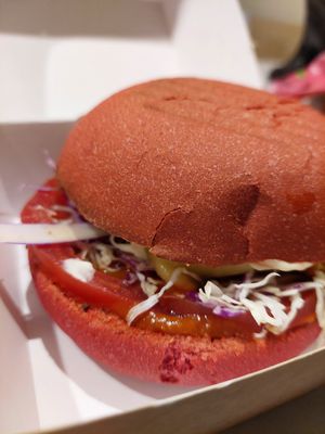 big boss burger at Vegan Beat in Athens