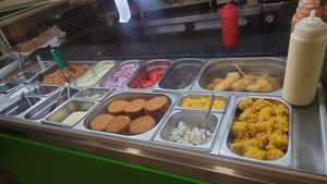 Fresh ingredients at Vegan Beat in Athens