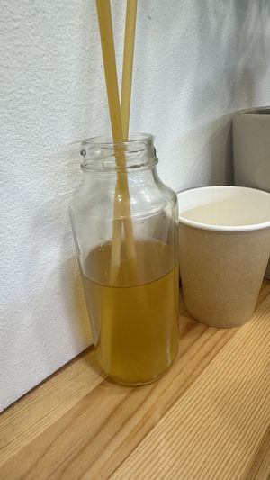 Homemade Kombucha   at Vegan Beat in Athens