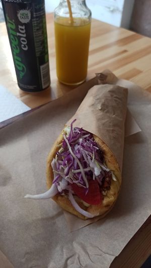 Gyros at Vegan Beat in Athens