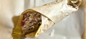 Space Gyros at Vegan Beat in Athens